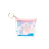 Bolsa de Monedas de Gel para Chica Ins Bolsa Transparente Láser para Labial Bolsa para Cable de Datos Bolsa para Toallas Sanitarias Bolsa de Cosméticos Digital Estilo Ins