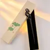 Caja de Regalo para Pasador de Ébano, Pasador de Estilo Chino Tradicional, Accesorio para el Cabello Hanfu, Accesorio de Moda, Adorno para el Cabello, Pasador para Recogido, Sensación de Alta Gama