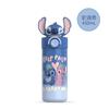 Taza Termo con Tapa Pop-Up de Muñeco Stitch Nueva para Niños de Acero Inoxidable 316 con Popote Estudiante Linda Portátil Tetera de Agua