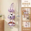 Bolsa de pendurar para armazenamento de basquete, suporte de basquete para colocar bolas na porta, suporte de futebol doméstico, suporte de armazenamento de equipamentos esportivos, bolsa de rede