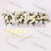 Nueva Decoración de Boda: Arreglo Floral de Rosas, Arco de Hortensias, Pasarela Floral, Guía de Camino Floral, Flores de Seda para Boda, Producto Terminado, Arreglo Floral de Mesita de Noche
