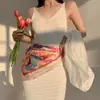 Bufanda de Seda Francesa Vintage Diadema Corbata para Mujer Diadema para el Cabello Diadema Moda Popular en Internet 2023 Nuevo Bufanda Cuadrada Grande al Mayoreo