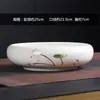 Maceta hidropónica de cobre extra grande para flores, cuenco con hoja de loto, flor de loto, maceta especial, hada del agua, cerámica, diámetro grande, bambú rico, cuenco redondo