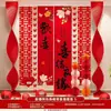 Conjunto de Decoração para Quarto de Casamento, Decorações de Casamento em Papel Ondulado, Guirlandas para a Casa da Noiva, Decoração de Sala de Estar para Casa Nova, Suprimentos de Casamento em Origami