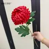 Flor Artificial de Crisantemo Garra de Dragón de Tallo Único, Dalia, Crisantemo Bola, Producto Transfronterizo Más Vendido, Flores para Proyectos, Arreglos Florales para Sacrificios, Venta al por Mayor de Comercio Exterior
