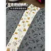 Calça de Pijama Fofa Estampada com Desenho da Hello Kitty, Novo Estilo Primavera e Outono, Calça Versátil Casual Soltinha de Cintura Alta para Usar em Casa