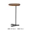 Mesa de Cabeceira Mini de Madeira Maciça, Estreita e Pequena, 20cm, Mesa Lateral Moderna Simples para Sofá, Armário de Cabeceira, Armazenamento Criativo para Espaços Pequenos