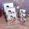 Marco de Fotos de Cristal Transparente Adornos para Certificado de Honor Mesa Marco A4 Marco de Fotos Venta al por Mayor Hecho a Mano Moderno Sencillo