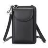 Bolso bandolera unisex de cuero genuino para teléfono móvil, comercio exterior, piel de vaca de primera capa, bolso de hombro, estilo coreano, moda, bolso colgante pequeño, venta al por mayor