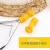 Herramientas para decoración de uñas, nuevas y lindas tijeras de cuero con forma de garra de gato, funda protectora de silicona suave, productos prácticos para decoración de uñas a prueba de caídas.