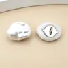 Botones de Perla para Qipao, Botones de Hongo Negros y Blancos, Botones Decorativos Redondos de Perla de Plástico, Botones de Alto Brillo para Cuello de Camisa, Venta al por Mayor desde el Fabricante
