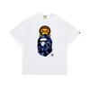 Camiseta de Verano Camuflaje Unisex Manga Corta Cuello Redondo Estilo Japonés Moderna para Hombres y Mujeres