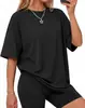 GAYHAY Sudadera Deportiva de Otoño para Mujer, Cuello Redondo, Estilo Oversize Y2K, Holgada, Muy Adecuada