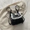 Mochila Fofa Retrô 2026 Nova Tendência Fashion Pequena Bolsa Escolar Casual Versátil para o Dia a Dia Mochila Feminina
