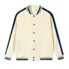 Jaqueta de Baseball Casual Tendência Outono/Inverno Face Dupla para Uso Externo, Roupa de Trabalho com Logo da Empresa, Personalização de Jaqueta de Baseball para Team Building
