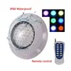 Lámpara de Pared para Piscina Lámpara LED para Piscina 12V Lámpara de Paisaje Lámpara Subacuática Colorida Control Remoto Lámpara de Pared Lámpara Subacuática para Piscina Venta al por Mayor