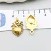 1 novo estilo liga de ouro antiga letras série asas de amor pingente pingente DIY pulseira colar acessórios