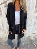 Chaqueta con capucha y cremallera de color liso casual para mujer, Primavera y Otoño, 2026, Amazon Europeo y Americano, Aliexpress, Sitio Independiente