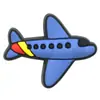 Amuletos de Goma Suave de PVC con Tema de Avión para Zapatos de Niños, Accesorios Decorativos Desmontables para Zapatos de Bricolaje