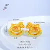 Puzuo Cor Forte Que Mantém Ouro Galvanizado Acessórios DIY Esmalte Moeda Oca Cavalo de Balanço Pingente Pingente de Cavalo de Alta Qualidade