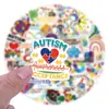 55 Pegatinas Nuevas para Aceptar la Personalidad del Autismo Divertidas Pegatinas de Grafiti Maleta Taza de Agua Patinete Pegatinas Venta al por Mayor