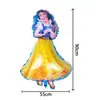 Transfronteiriça Novo Congelante Aisha Princesa Xuebao Menina Balão Tema Aniversário Floco de Neve Espelho Mágico Balão