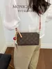 Bolso de Mujer Estilo Nuevo, Bolso de Hombro de Gama Alta, Gran Capacidad, Bolso Cruzado con Monograma Sencillo, Bolso Tote Cuadrado Pequeño Retro Europeo y Americano
