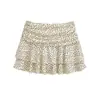 2583-Estilo Europeo y Americano 2025 Nueva Falda Sexy Anti-Exposición de Cintura Alta para Adelgazar Falda Corta Sexy a la Moda que se Ajusta a la Cadera