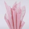 Papel para envolver flores de ramo impermeable personalizado al por mayor color sólido papel de algodón material para envolver flores algodón lechoso material enrollado