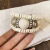 Pulsera Geométrica de Acrílico de Resina Brazalete Estilo Vintage Retro para Mujer Nicho Sentido de Diseño Único Joyería para la Mano
