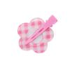 Pinza para el pelo linda de cuadros huecos, puntos de ola, floral, corazón de niña, todo-partido, clip de flor para cosméticos, clip de pico de pato, clip para flequillo de pelo roto