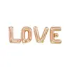 Juego de Regalo de Compromiso y Boda con Letras en Inglés 'Love', Globos de Boda de Papel de Aluminio, Decoración