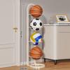 Estante de Almacenamiento para Baloncesto Hogareño Interior Multicapa Gran Capacidad Plegable Fútbol Voleibol Artículos Deportivos Estante Péndulo