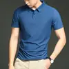 Camisa Polo Sin Costuras de Talla Grande para Hombre, Polo de Cuello Campana, Manga Corta de Negocios, Talla 8XL para Hombre, Comercio Exterior Transfronterizo, Logotipo Personalizado