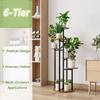 Suporte de Flores para Interior, Prateleira de Armazenamento, Suporte de Flores para Varanda, Suporte de Flores de Escada Multicamadas de Chão para Sala de Estar, Suporte para Vasos de Flores de Plantas Suculentas