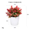 Más de 100 Tipos de Flores Artificiales y Plantas Verdes, Combinaciones de Plantas Artificiales en Maceta de Plástico, Flores Artificiales de Venta Caliente Transfronteriza, Mini Bonsáis Artificiales, Fuentes de Suministro