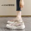 Sensação de pisar em merda sapatos de pescador femininos verão respiráveis slip-on sapatos para dirigir mulheres grávidas sola macia não cansa os pés sapatos de pano Velho Pequim