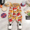 Calça Antimosquito Infantil 2026 Nova Calça de Casa Cartoon Calça Comprida Calça de Tigre Fofa Calça de Ar Condicionado para Meninos e Meninas