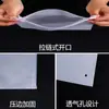 Sacos de Embalagem para Roupas em Estoque, Sacos Transparentes com Zíper de PE para Meias, Sacos Plásticos Espessos Foscos com Zíper para Roupas, Atacado