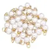 Collar Colgante de Perlas de Alto Brillo ABS Cuentas de Perlas Caja de Regalo Bolsa Accesorios para Joyería DIY Tirador de Cremallera Joyería de Perlas