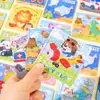Puzzles Pequeños Educativos para Niños Educación Temprana Mini Puzzles de Papel Caricatura Juguetes Educativos Regalos Pequeños para Jardín de Infancia Venta al por Mayor