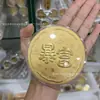 Nueva Moneda de Oro con Pintura Dorada, Lingote de Oro Puro 999, Moneda de Oro, 520 Feliz Cumpleaños, Princesa, Por Favor Hazte Rico, Regalo, Recuerdo