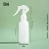 Botella Atomizadora Boca de Ratón Blanca PET Atomizador de Presión Manual Niebla Fina Químico Diario Peluquería Botella Vacía Recargable En Stock Venta al por Mayor