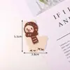 Ropa de Otoño e Invierno Chaqueta Parches Decorativos para Ropa Pegatinas Lindo Alpaca Una Pieza Perro Dibujos Animados Bordado Pegatinas de Tela