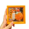 Colgante de peluche tejido a crochet cosas buenas suceden lana tejida a mano Caqui bueno Caqui suceden llavero para bolso accesorios pequeños