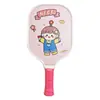Venda Quente Transfronteiriça Raquete de Pickleball Infantil Fibra de Vidro Nível de Entrada Iniciante Treinamento Raquete de Pickleball Personalizada