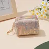 Nuevo Monedero Lindo Bordado con Lentejuelas Estilo Fragancia Pequeña de Nicho Bolso Pequeño Simple para Auriculares, Bálsamo Labial, Cosméticos