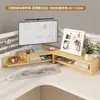 Soporte Elevador para Monitor de Computadora de Esquina, Bandeja para Teclado, Trípode de Escritorio, Almacenamiento Multinivel