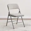Silla de comedor plegable, simple y portátil, adecuada para apartamentos de alquiler, residencias estudiantiles, sillas de computadora, sillas de entrenamiento para salas de conferencias con respaldo, silla tipo puente
