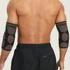 Soporte de Codo de Iones de Cobre Transfronterizo Cobre Fitness Antideslizante Manga de Codo Tejida Alta Elasticidad Transpirable Compresión Protector de Codo en Stock